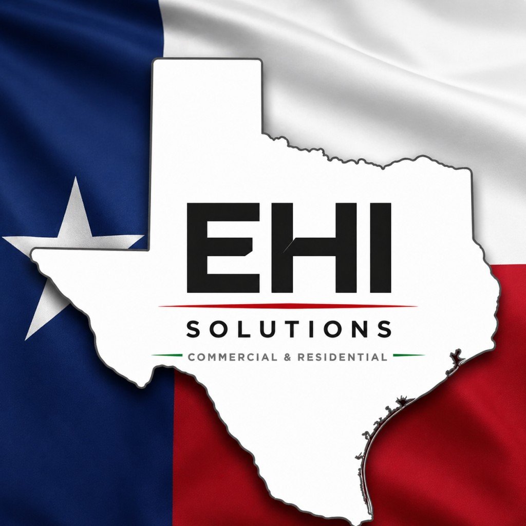 Texas shape with EHI logo